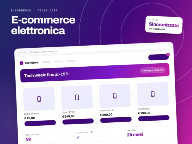 E-commerce Elettronica - servizio S.C.F. Group
