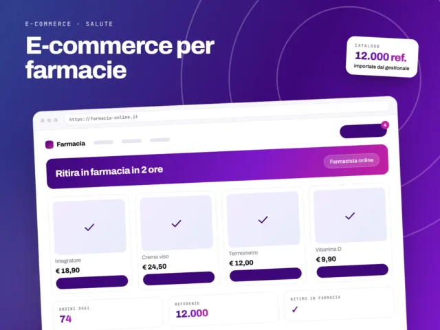 E-commerce per Farmacie - servizio S.C.F. Group