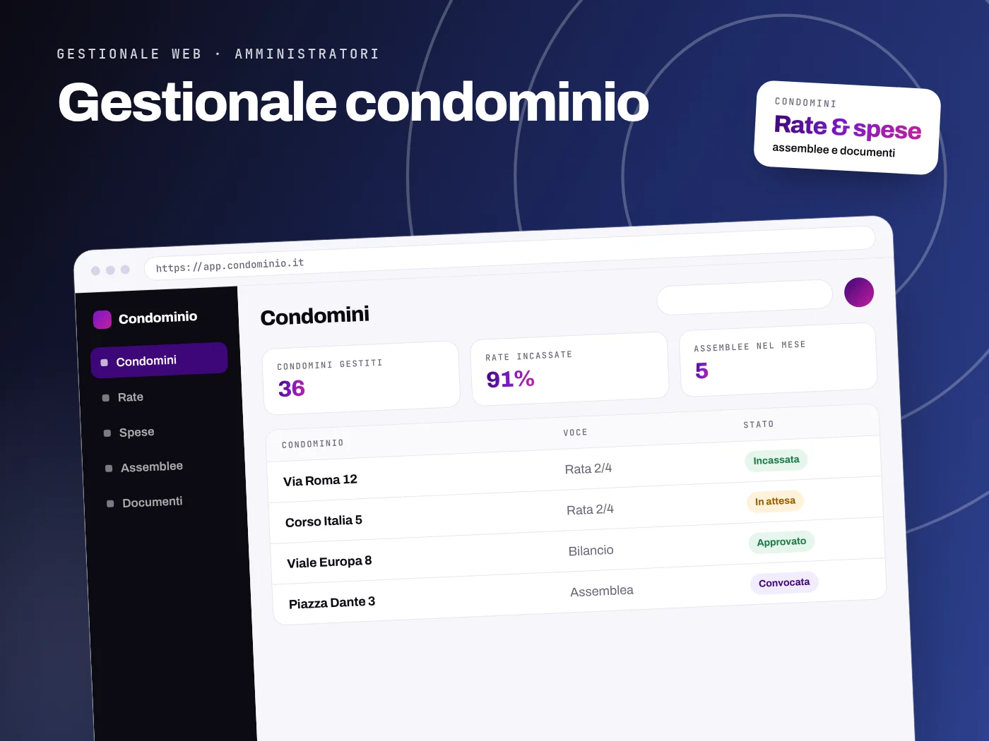 Gestionali condominio - servizio S.C.F. Group