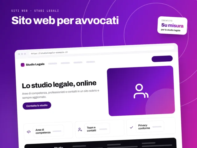 Sito Web per avvocati - servizio S.C.F. Group