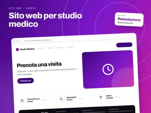 Sito Web per studio medico - servizio S.C.F. Group
