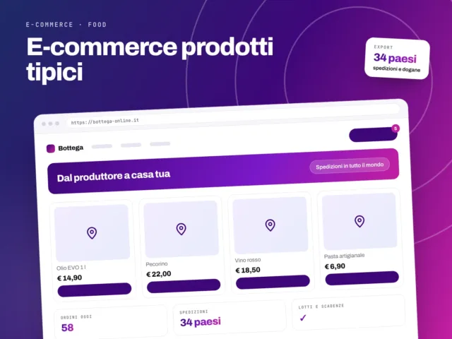E-commerce per Prodotti Tipici - servizio S.C.F. Group