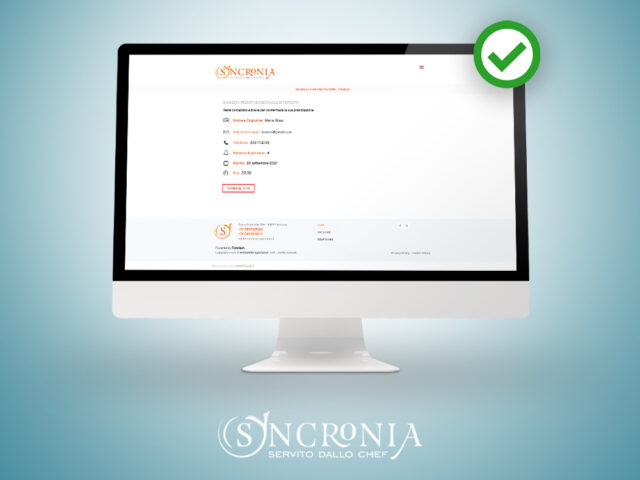 Ristorante Syncronia – Piattaforma Booking