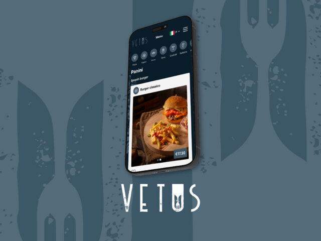 WebAPP Menù Digitale Vetus ristorante